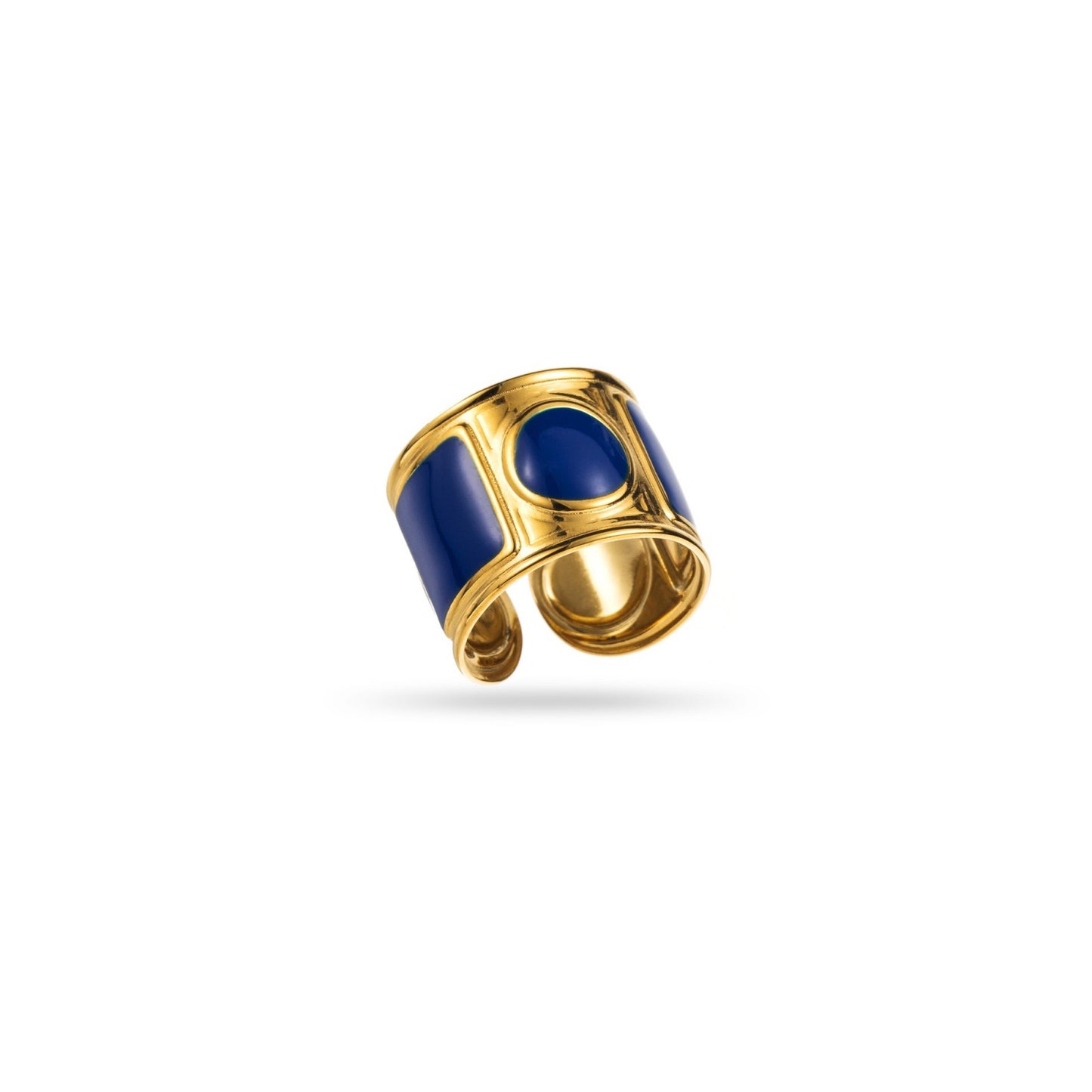 Bague Jonc à Formes Géométriques Clara - 42 roses
