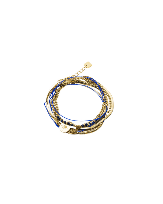 Bracelet Multi-Rang Pendentif Etoile