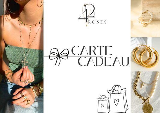 Carte cadeau - 42 roses